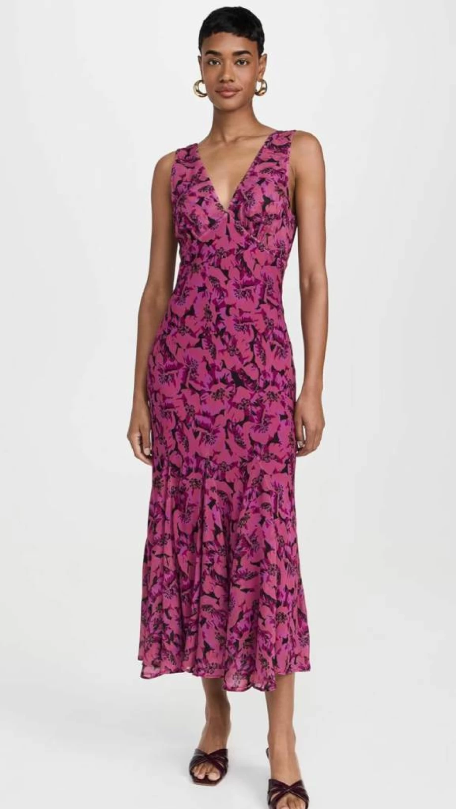 Ciao Lucia Women's Charette Dress - Elegant Flowy Boho Chic Summer Maxi Dress