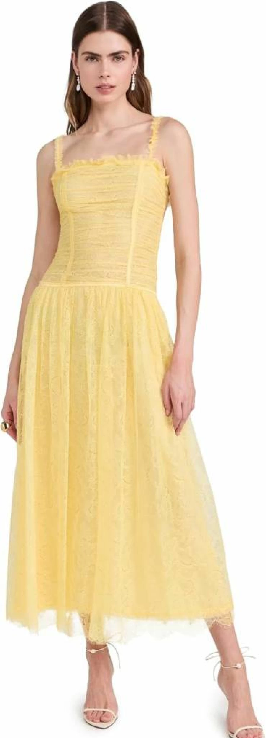 Ulla Johnson Women's Florelle Floral Printed Midi Dress - Elegant Boho Style Summer Dress