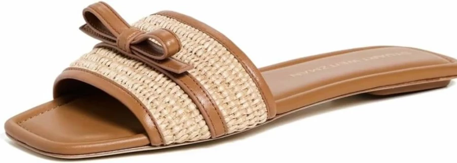 Stuart Weitzman Women's Felicity Slide Sandals | Comfortable Summer Slides | Luxury Designer Footwear