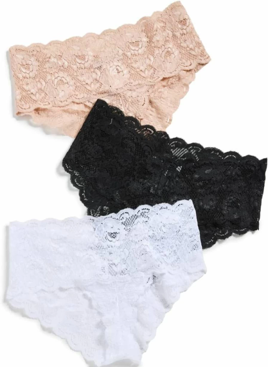 Cosabella Never Say Never Hottie Hotpant 3-Pack - Women's Luxurious Lace Underwear Set