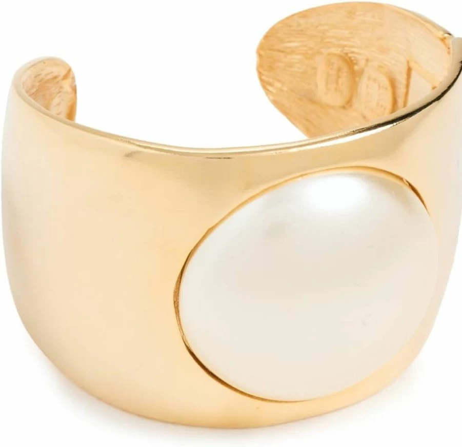 Kenneth Jay Lane Women's Gold-Tone Cuff Bracelet - Elegant Fashion Jewelry for Women