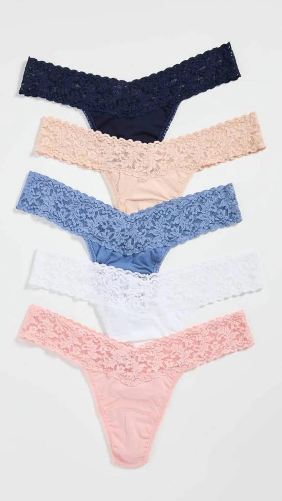 Hanky Panky Low Rise Cotton Underwear 5-Pack - Holiday Collection 2021