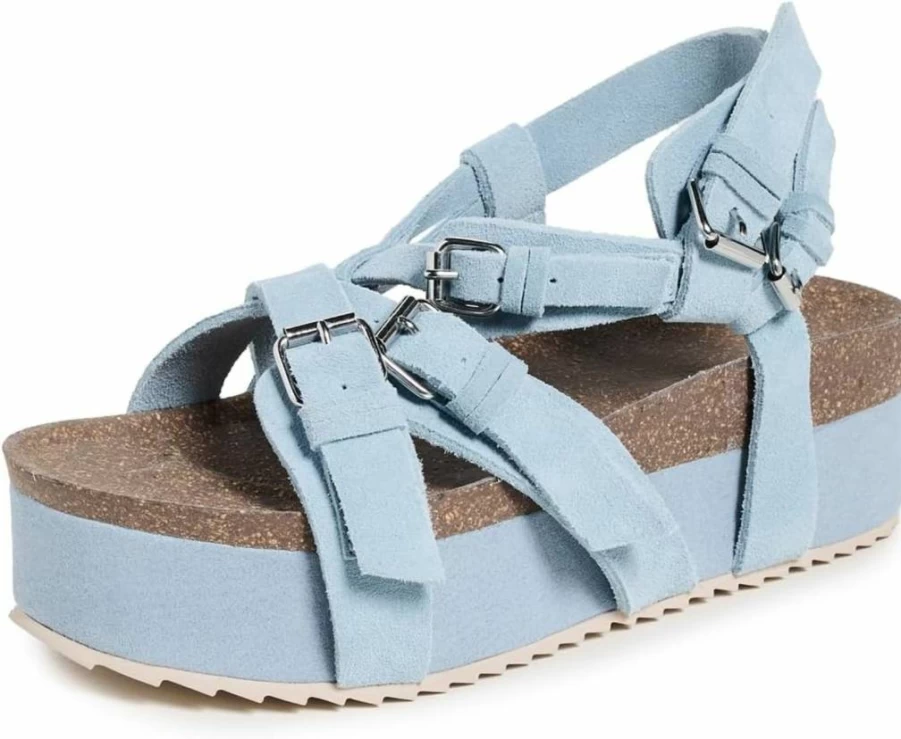 R13 Women's Chunky Platform Sandals - Stylish High Heel Summer Shoes