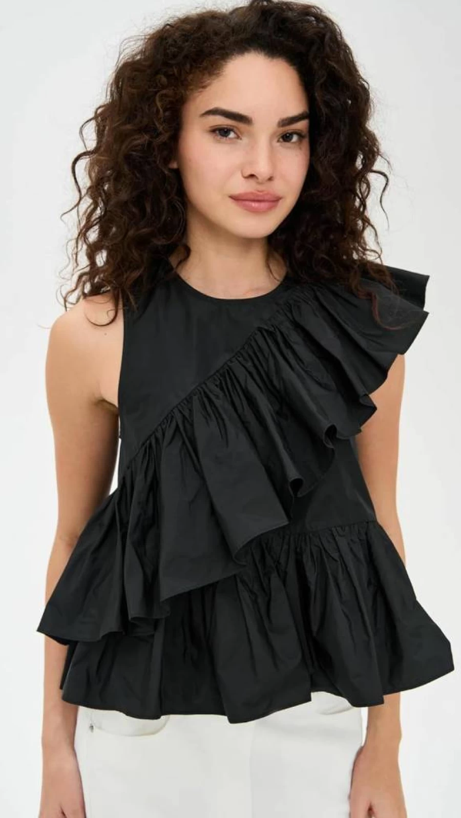 Cinq a Sept Women's Ricki Top | Stylish Blouse for Women | Fashionable Tops