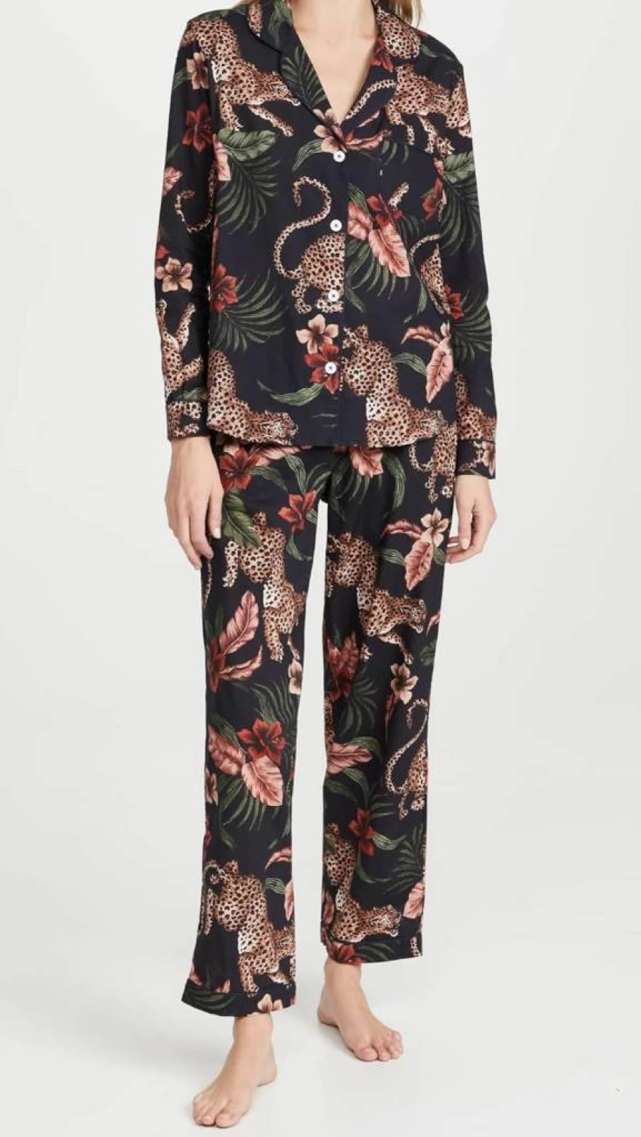 Desmond & Dempsey Women's Soleia Long Pajama Set - Comfortable & Stylish Sleepwear