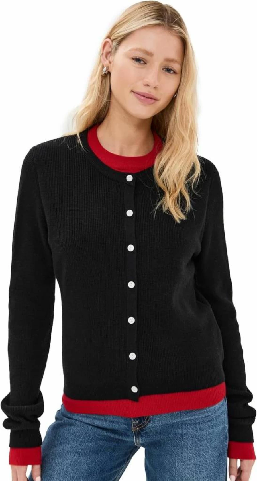 Line & Dot Women's Hutch Double Layer Knit Sweater - Stylish & Comfortable Pullover