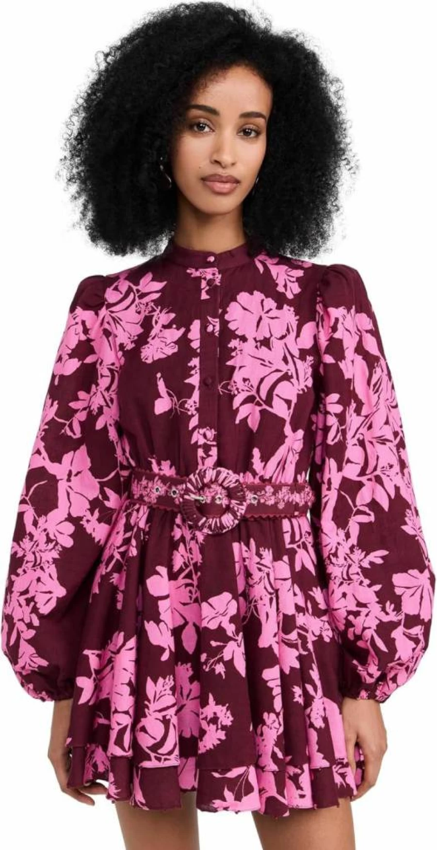 Hemant & Nandita Women's Belted Short Dress - Stylish Casual Summer Outfit