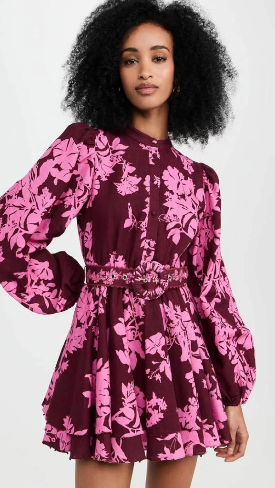 Hemant & Nandita Women's Belted Short Dress - Stylish Casual Summer Outfit