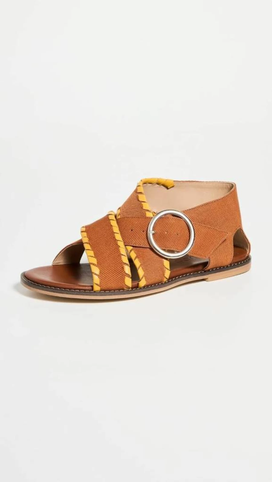 Shekudo Women's Kerou Sandals | Handmade Leather Slide Sandals | Comfortable Boho Chic Footwear