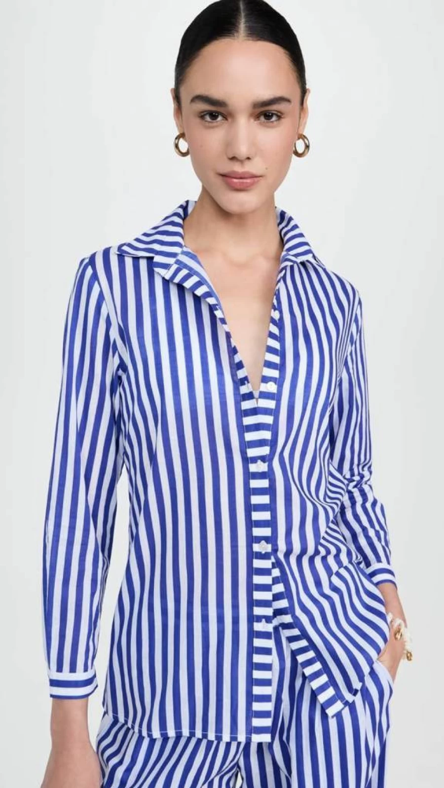 Playa Lucila Women's Stylish Button Down Shirt - Casual & Comfortable Blouse for Everyday Wear