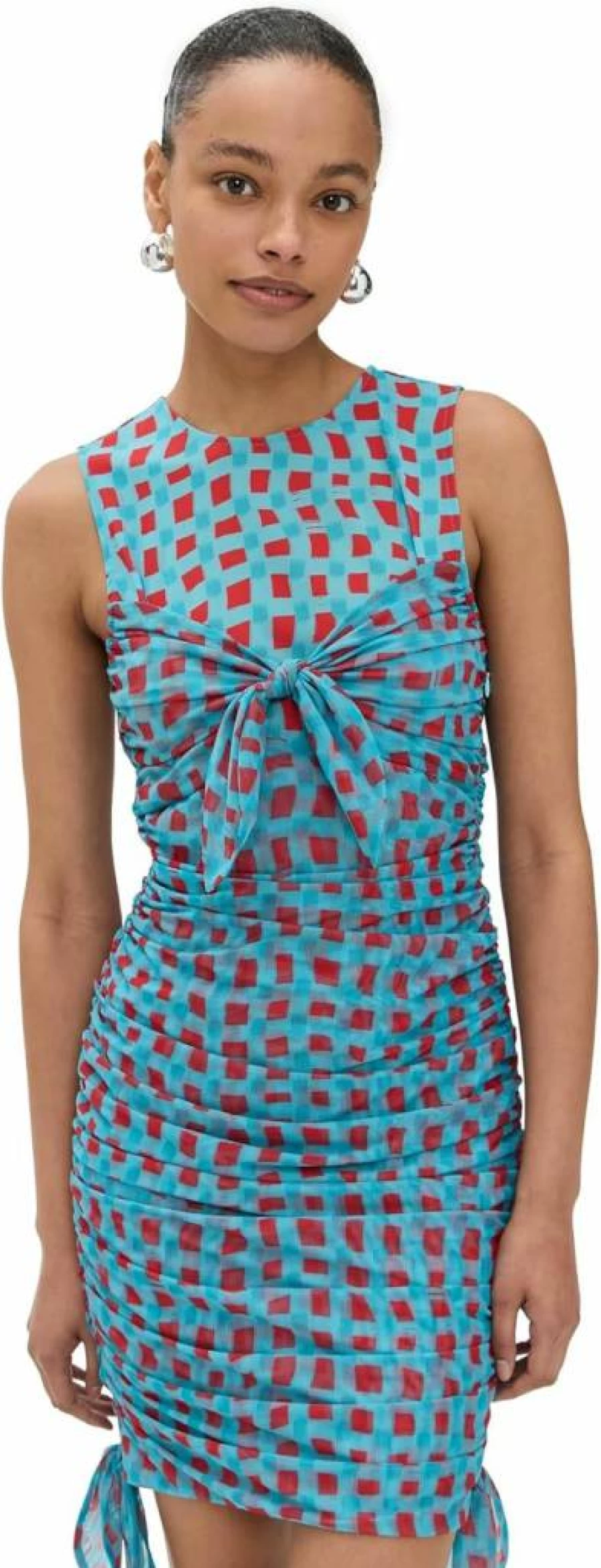 SIMON MILLER USA Women's Sonora Mesh Mini Dress - Stylish Summer Casual Outfit