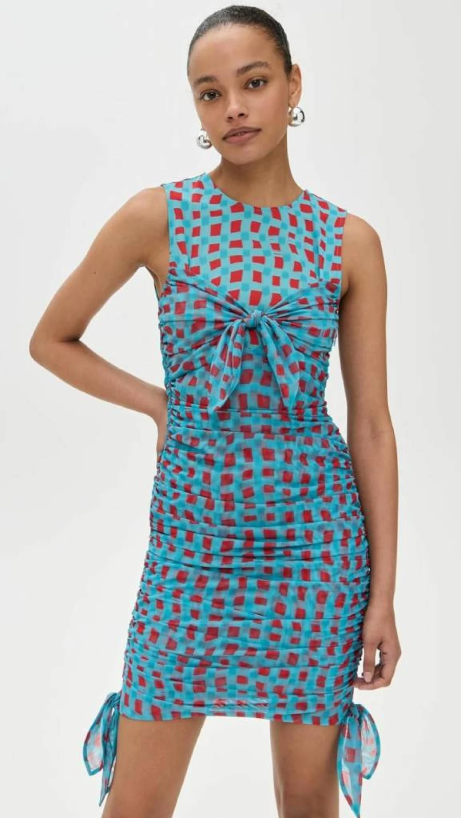 SIMON MILLER USA Women's Sonora Mesh Mini Dress - Stylish Summer Casual Outfit