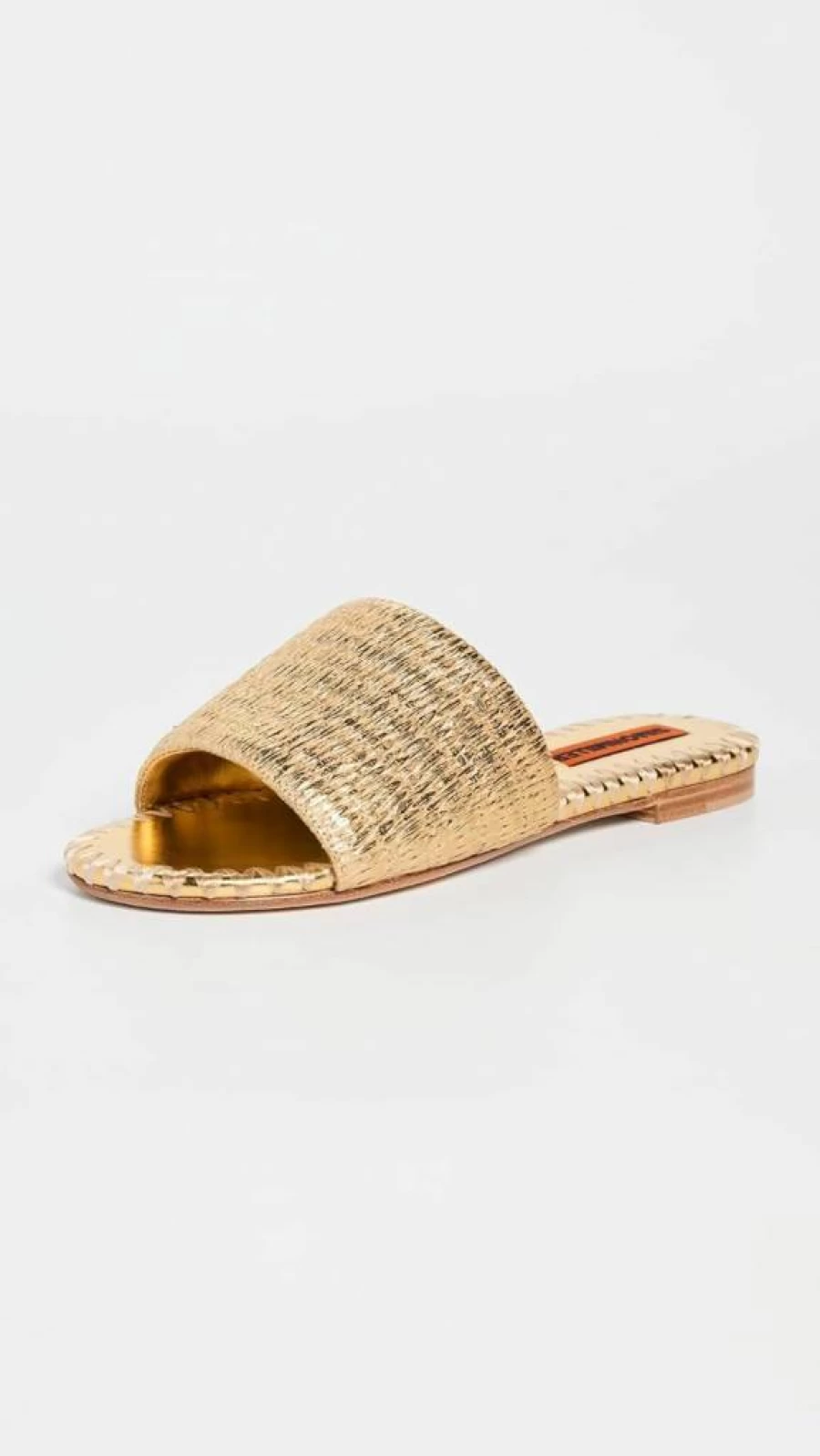 SIMON MILLER USA Women's Salerno Metallic Raffia Sandals - Stylish Summer Footwear