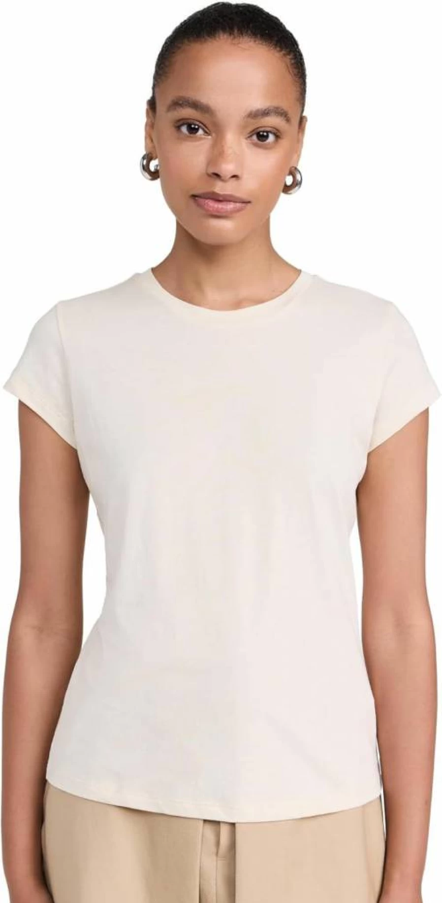 Goldie Women's Classic Crew Neck T-Shirt | Soft Cotton Basic Tee