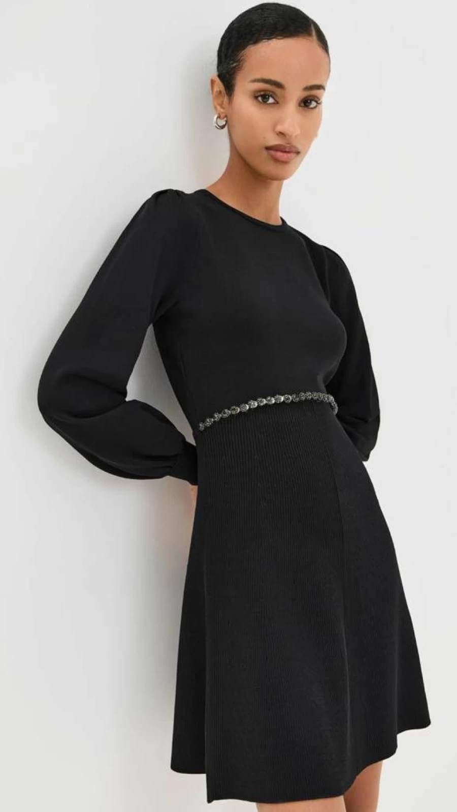 Shoshanna Women's Billie Knit Dress - Elegant Courcheval Style for Everyday Wear