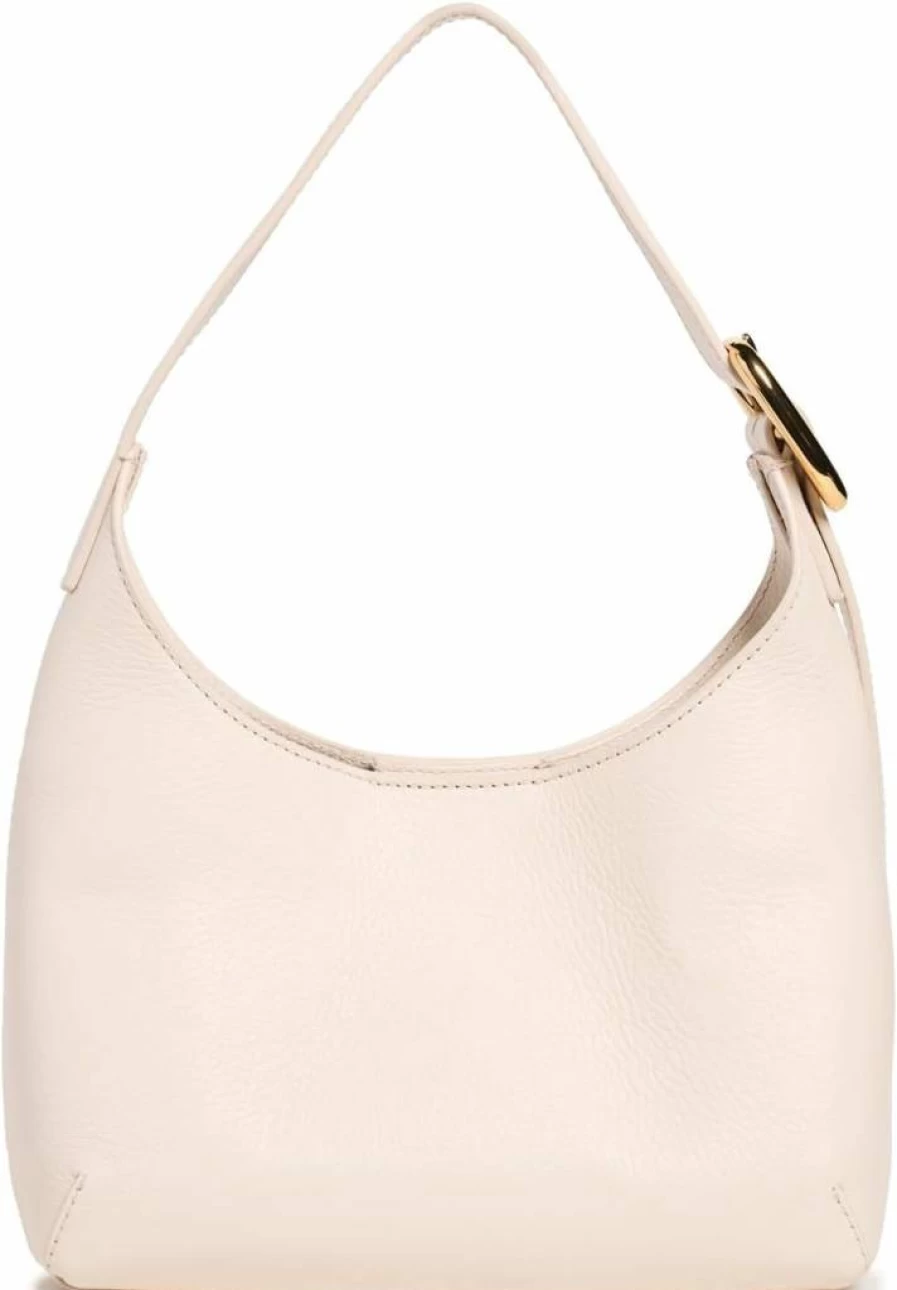 Madewell Women's Puffy Leather Shoulder Bag with Buckle Detail