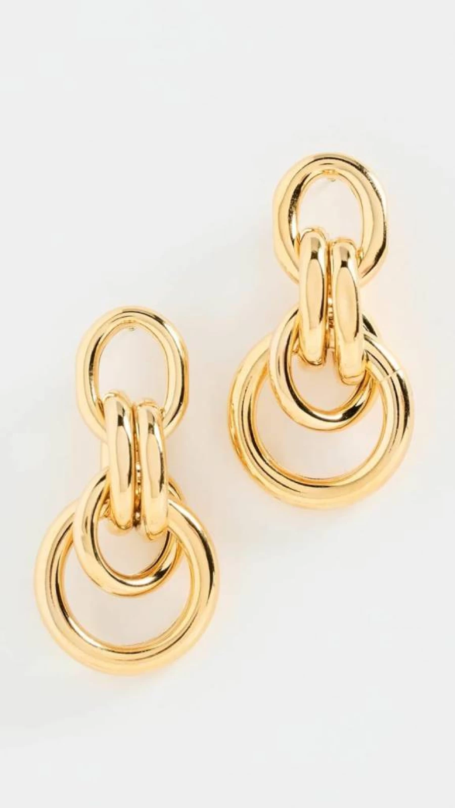 Brinker & Eliza Women's Collins Stud Earrings - Sterling Silver Minimalist Hoop Earrings for Everyday Wear