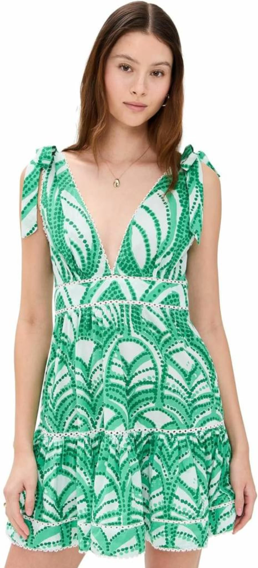 Poupette St Barth Women's Cara Mini Dress - Elegant Short Sleeve Summer Dress