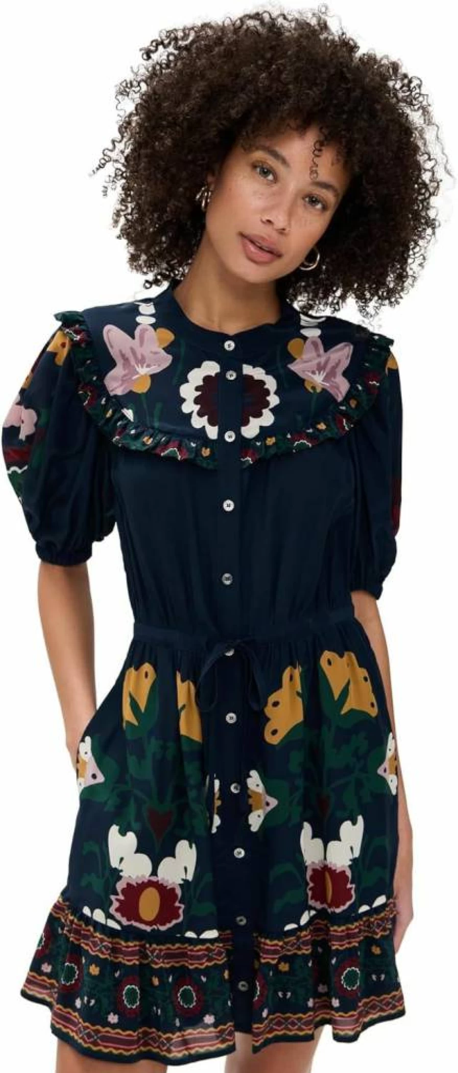 Sea Women's Floral Cassia Print Summer Dress - Boho Chic Beach Maxi Dress