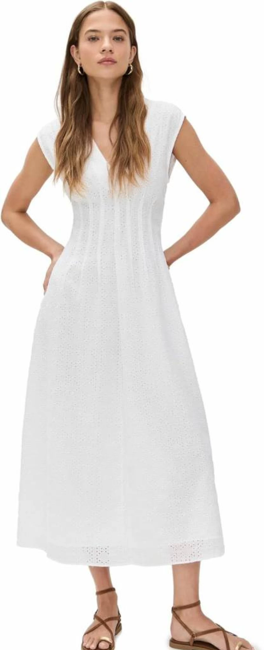 Rag & Bone Women's Ines Embroidered Floral Dress - Elegant Bohemian Style Summer Dress