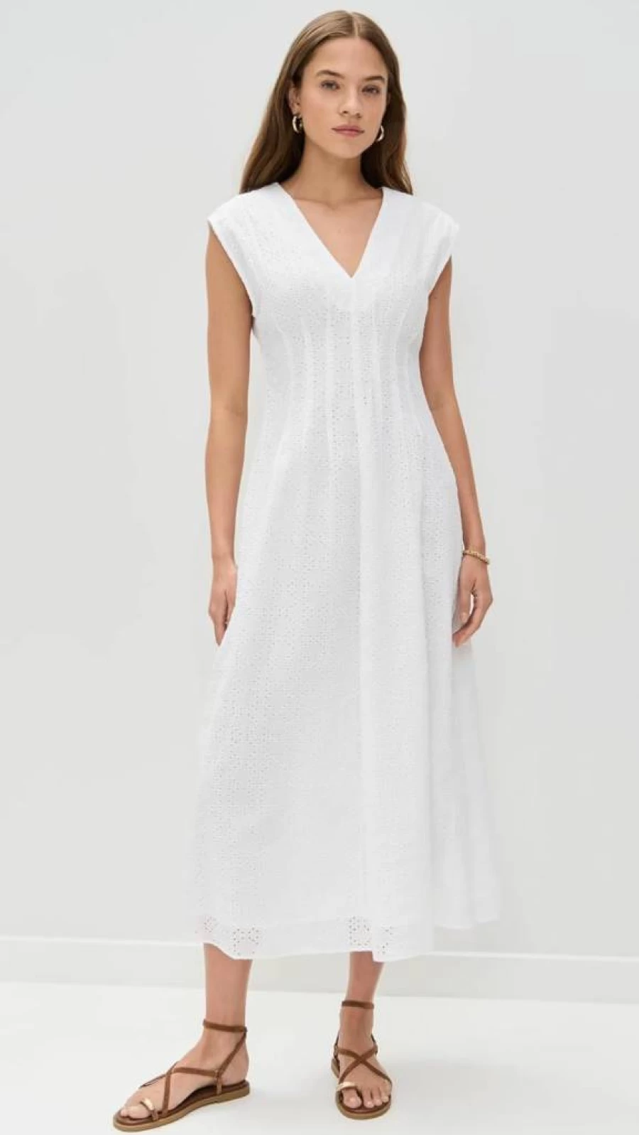 Rag & Bone Women's Ines Embroidered Floral Dress - Elegant Bohemian Style Summer Dress