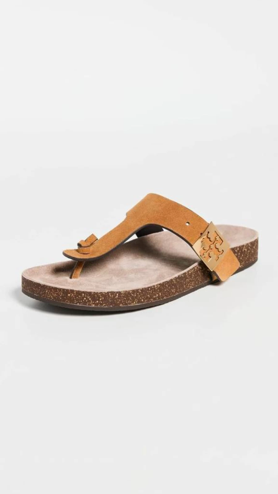 Tory Burch Women's Mellow Thong Sandals – Comfortable Summer Flip Flops with Logo Detail