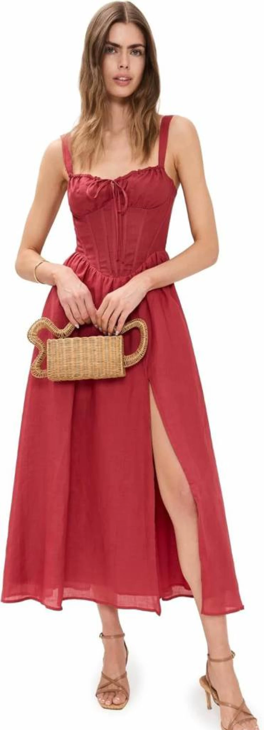Bardot Esra Midi Dress for Women - Elegant Feminine Style