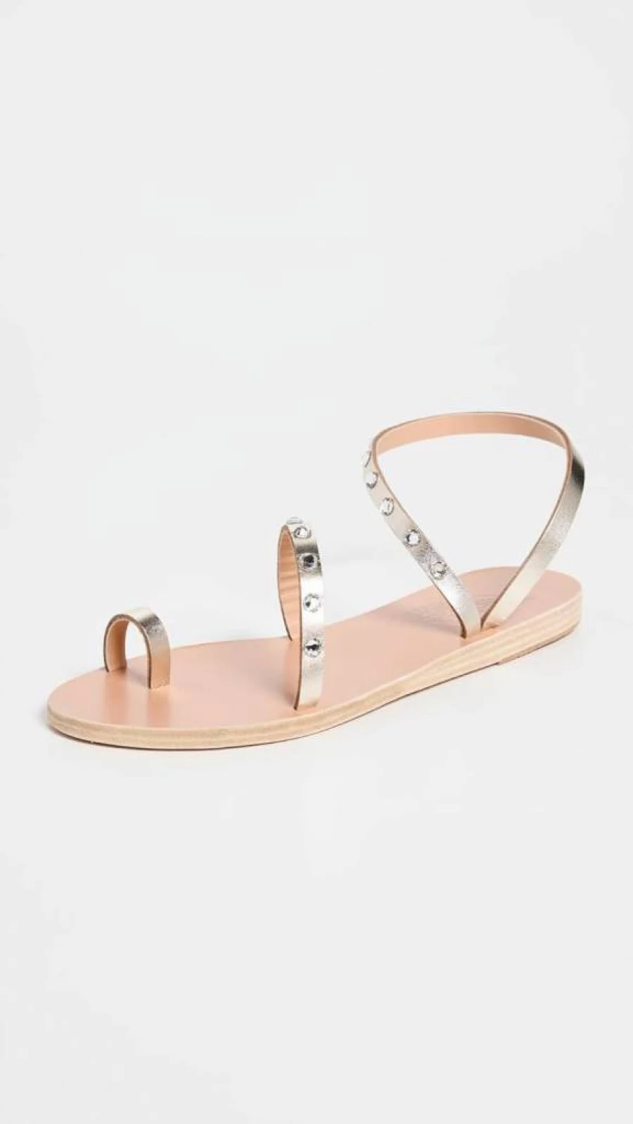 Ancient Greek Sandals Women's Marilyn Crystal-Embellished Leather Sandals with Swarovski Elements