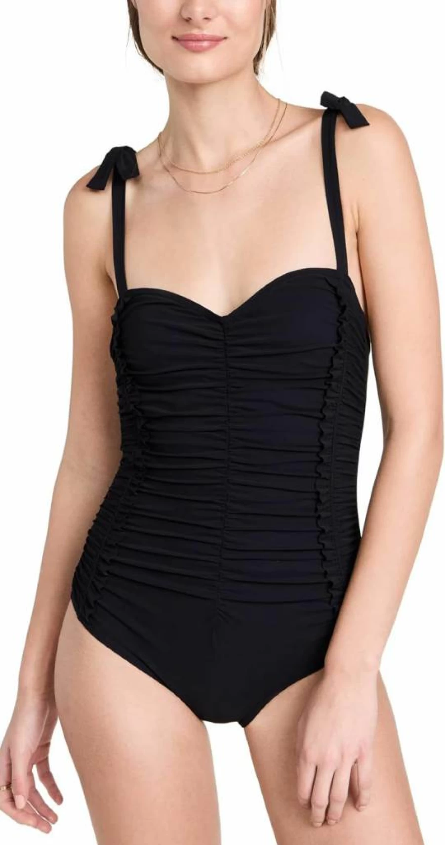 Karla Colletto Women's Tate High Back One Piece Swimsuit - Elegant High Neck Monokini Bathing Suit
