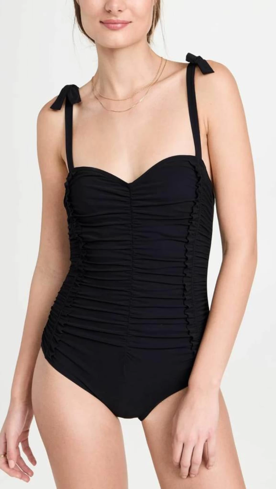 Karla Colletto Women's Tate High Back One Piece Swimsuit - Elegant High Neck Monokini Bathing Suit