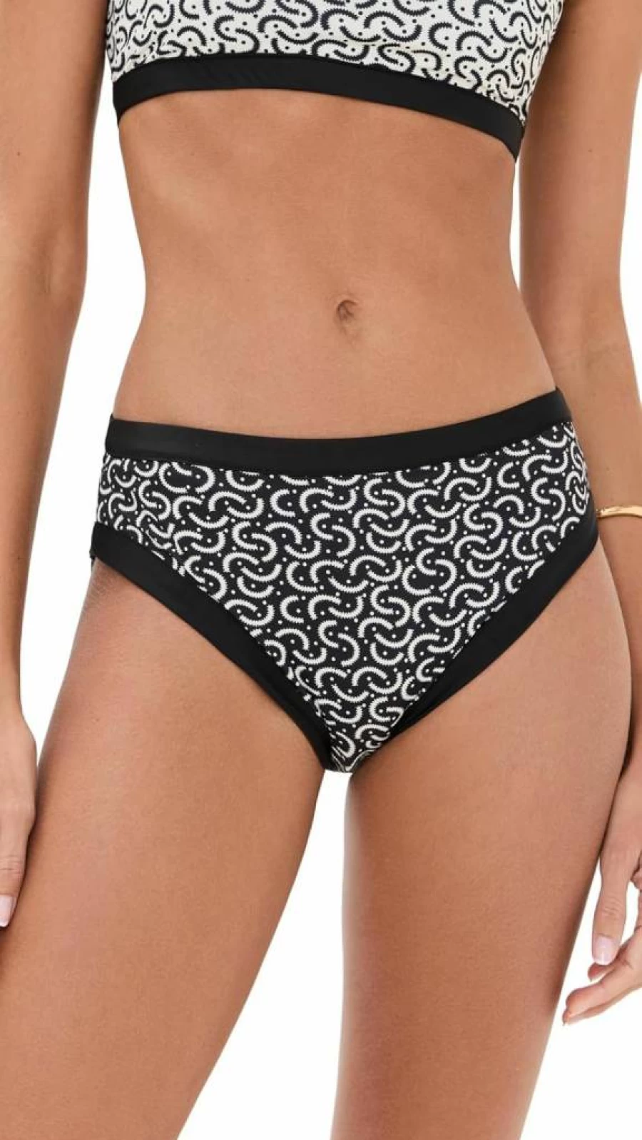 Sea Women's Reversible Panna Color Block Bikini Bottoms - Two-Way Design Swimwear