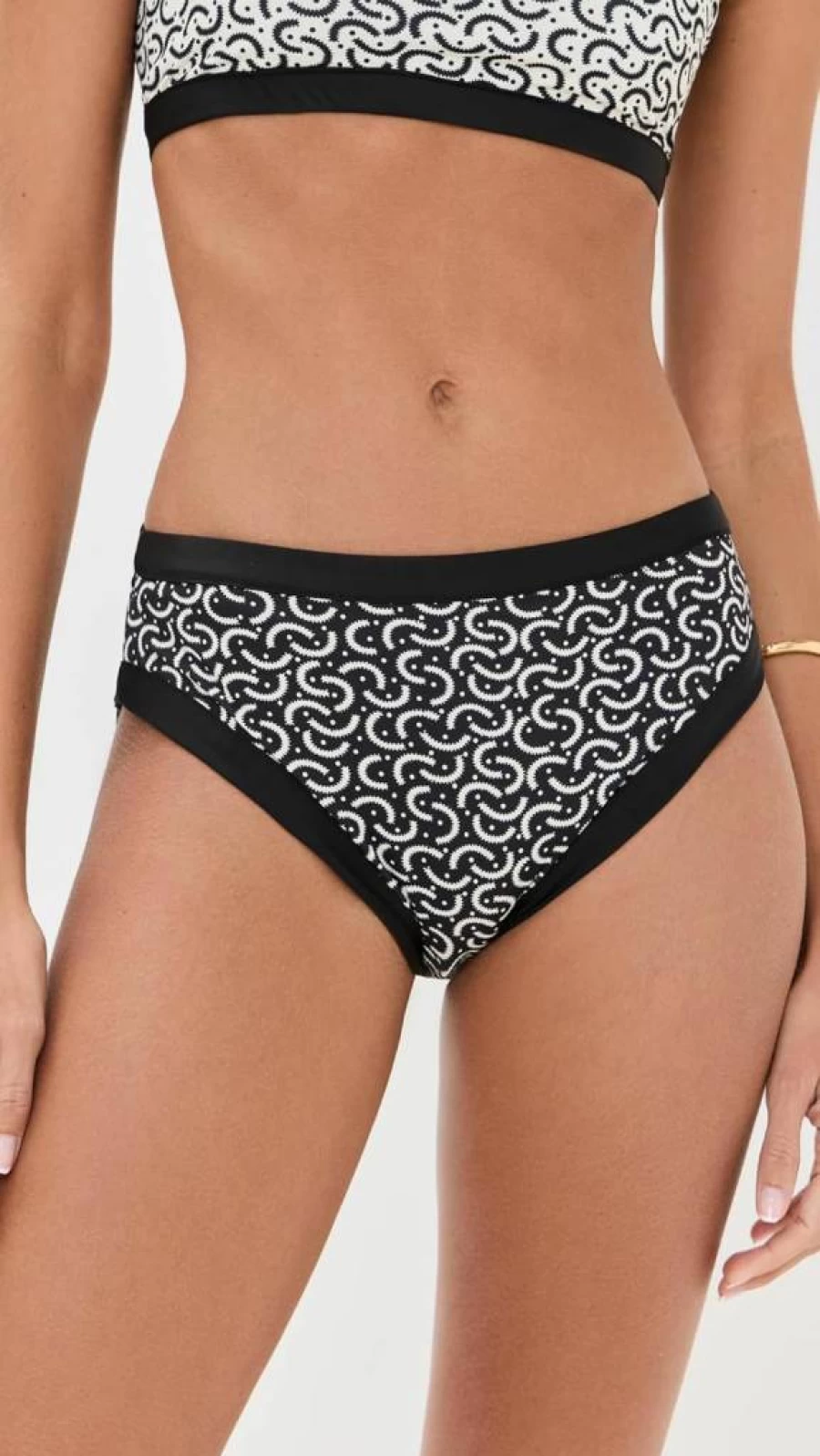 Sea Women's Reversible Panna Color Block Bikini Bottoms - Two-Way Design Swimwear