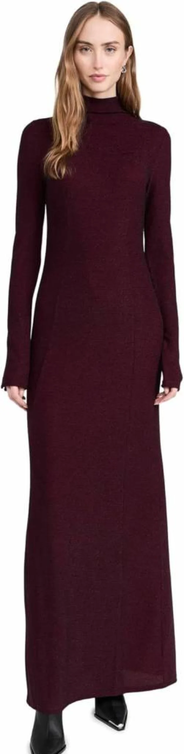 Rag & Bone Lilith Women's Long Sleeve Turtleneck Maxi Dress