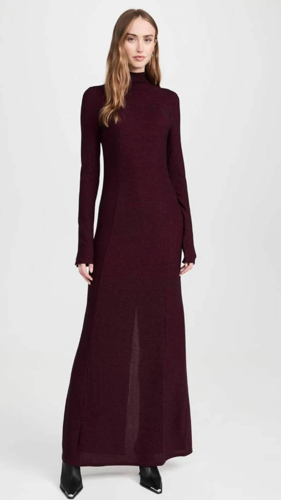 Rag & Bone Lilith Women's Long Sleeve Turtleneck Maxi Dress
