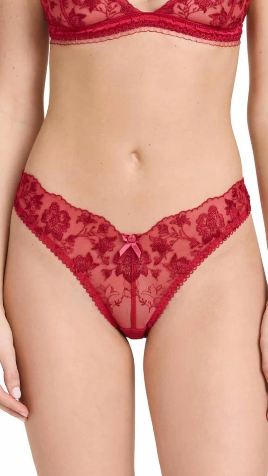 KAE THE LABEL Women's Jojo Thong - High Waisted Comfortable Underwear