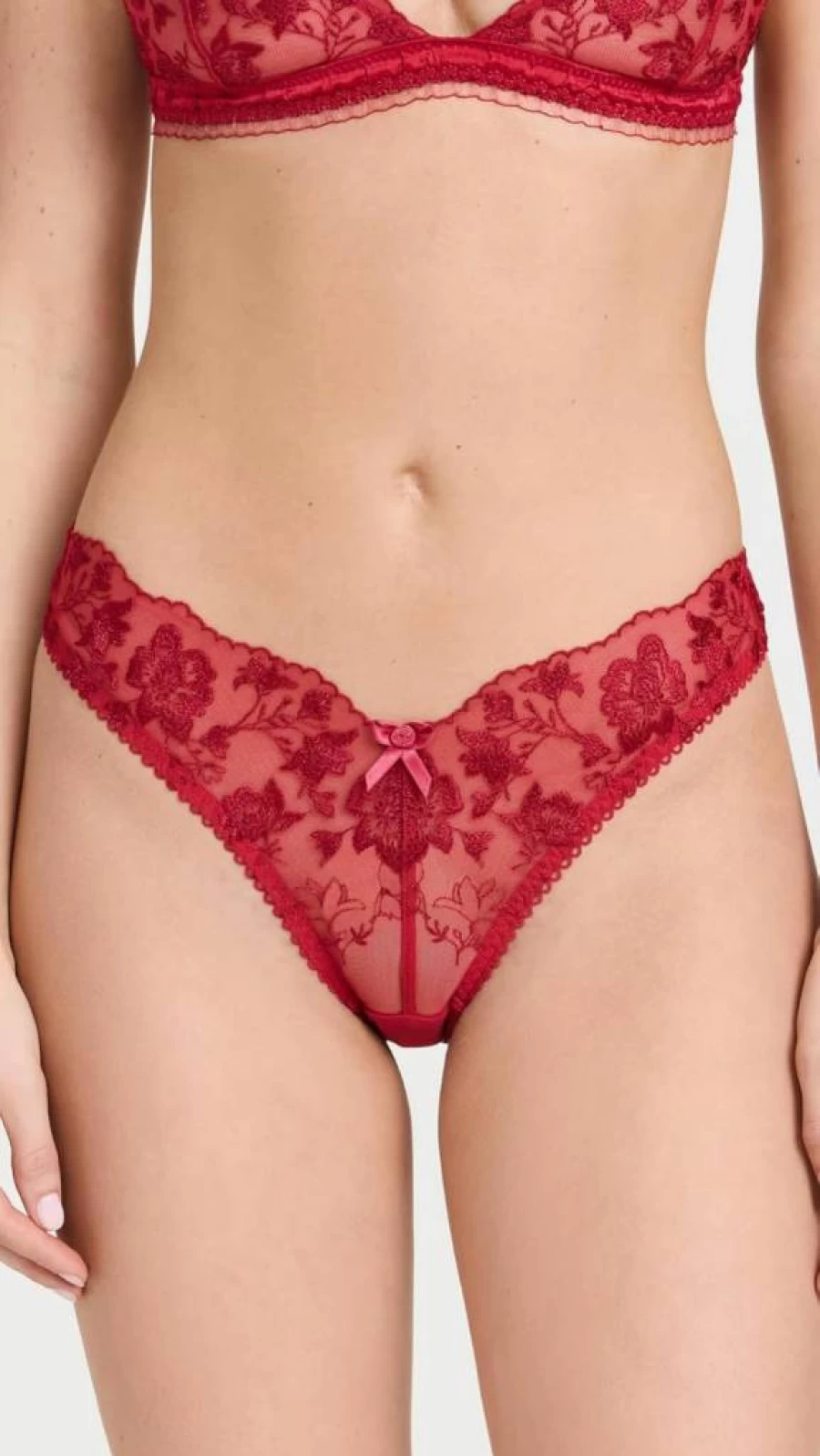 KAE THE LABEL Women's Jojo Thong - High Waisted Comfortable Underwear