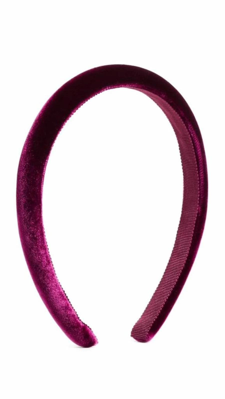 Jennifer Behr Tiana Velvet Headband for Women - Luxurious Mulberry Pink Hair Accessory