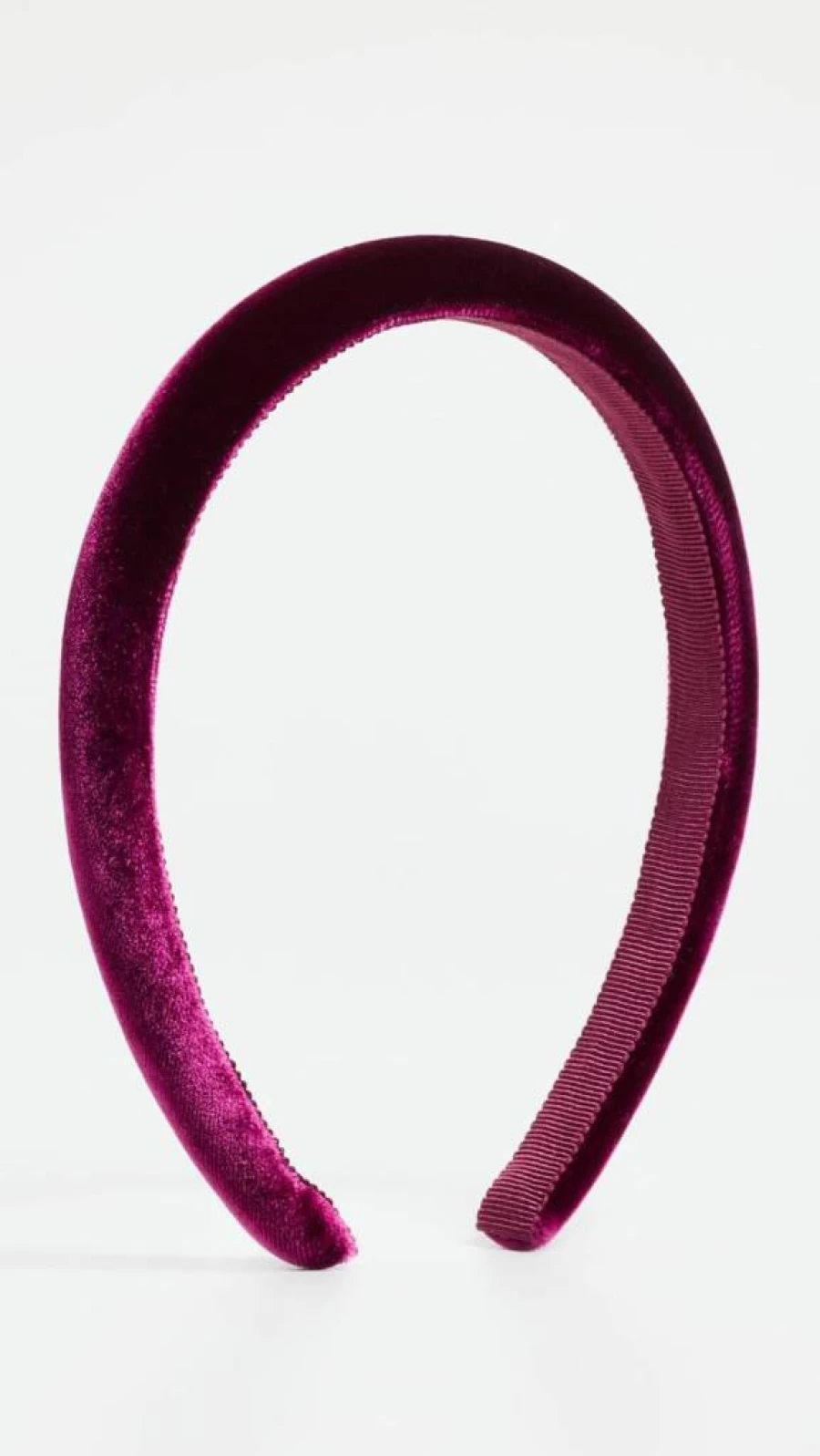 Jennifer Behr Tiana Velvet Headband for Women - Luxurious Mulberry Pink Hair Accessory