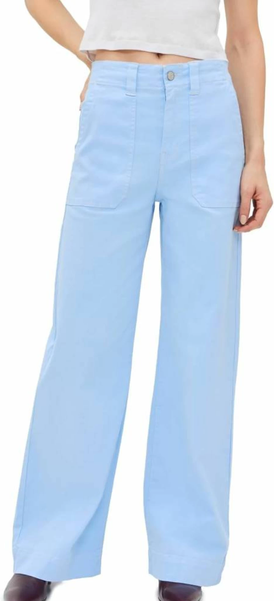 DAZE Women's High-Waisted Trooper Pants - Stylish Casual Cargo Pants for Women