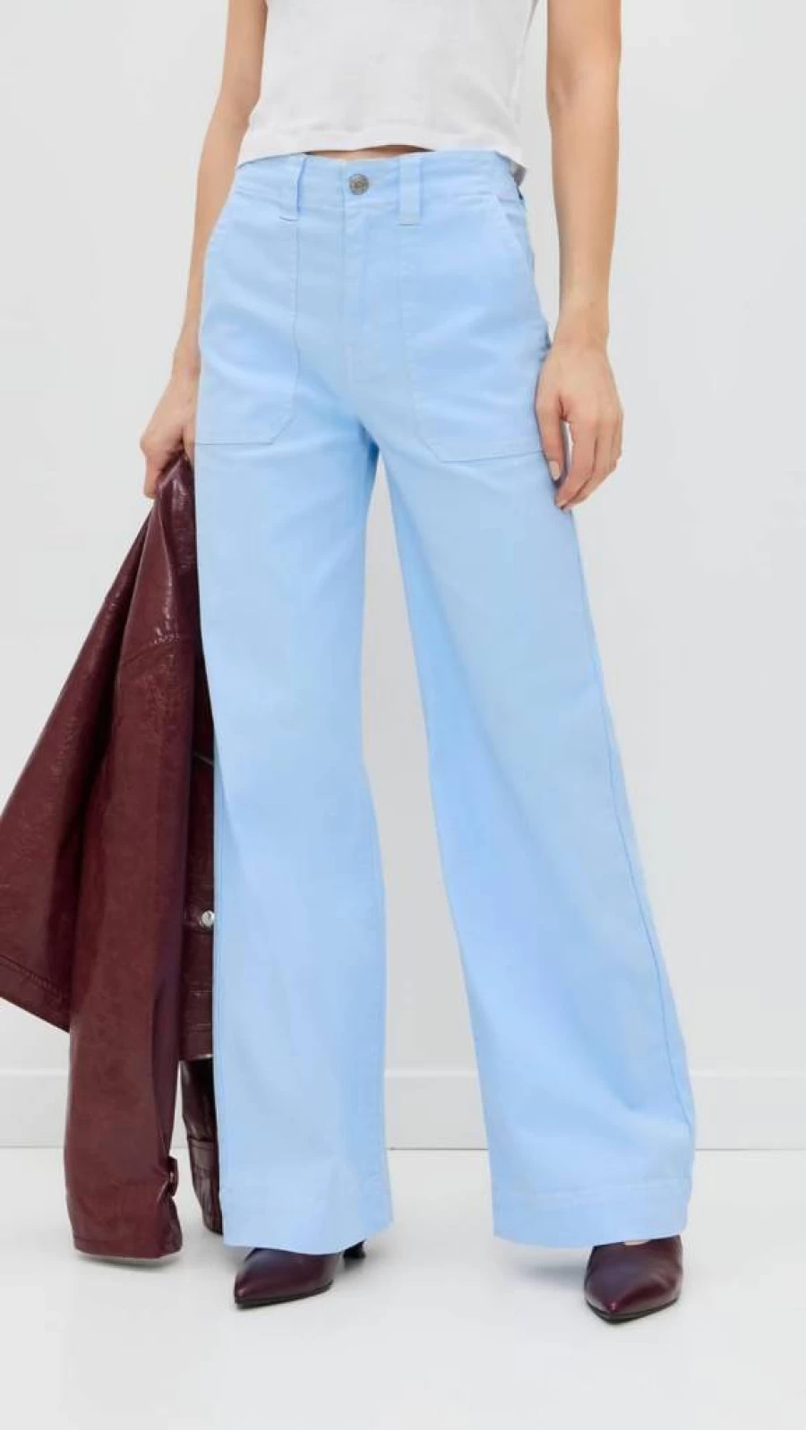 DAZE Women's High-Waisted Trooper Pants - Stylish Casual Cargo Pants for Women