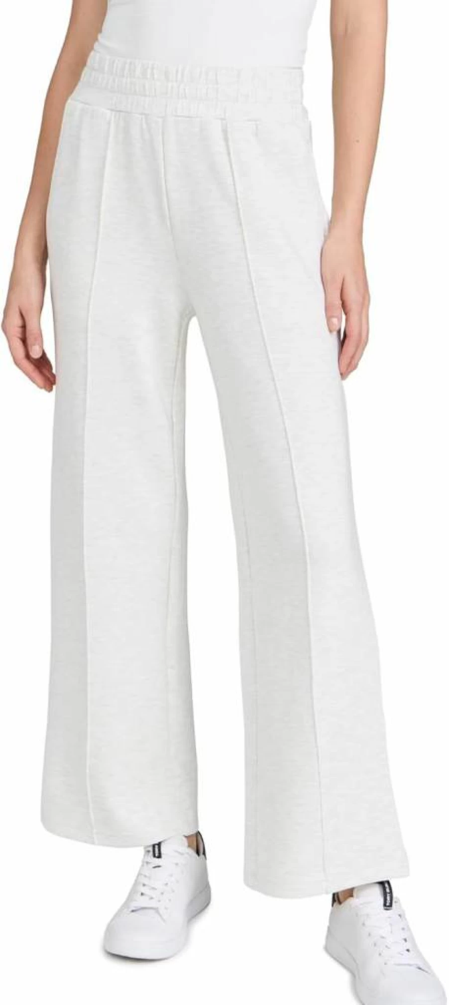 Varley Women's Wide Leg Pants 28" - High Waist Linen Trousers for Women - Comfortable Casual Lounge Pants