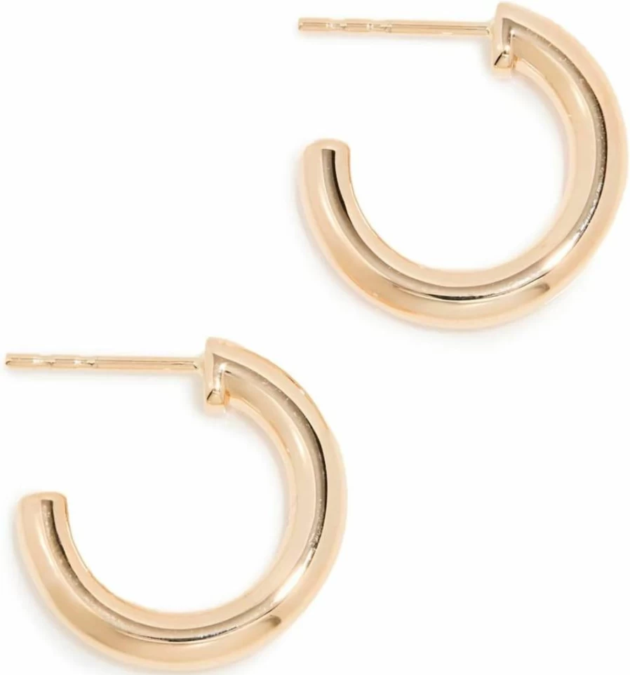EF Collection Women's Sasha Bubble Hoop Earrings - Trendy Gold-Plated Statement Earrings for Women