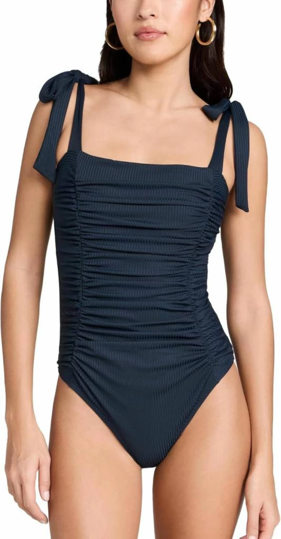MINKPINK Women's Constance Ruched One Piece Swimsuit - Stylish & Sexy Beachwear