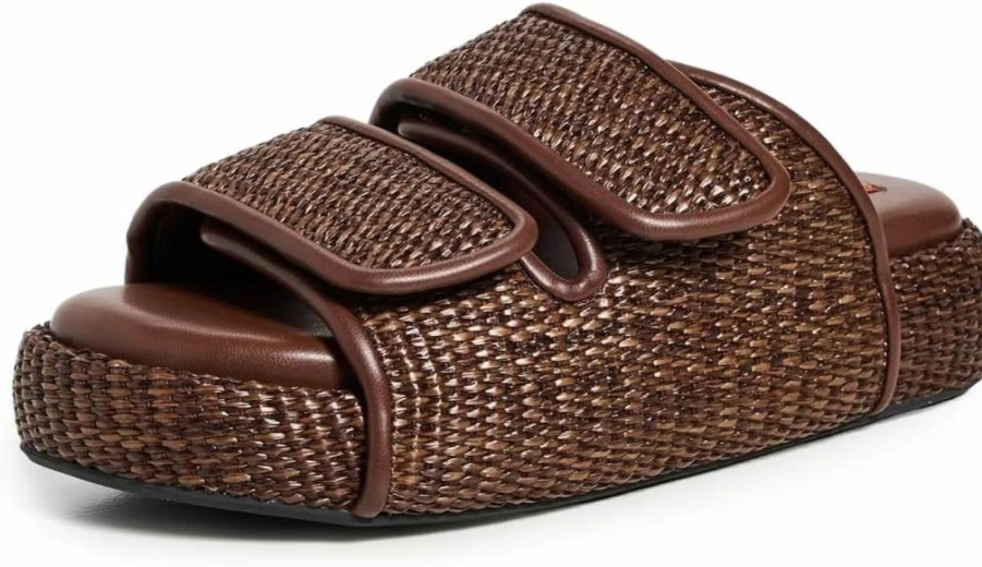 SIMON MILLER USA Women's CRO Slides Comfortable Sandals Fashionable Slide-On Shoes