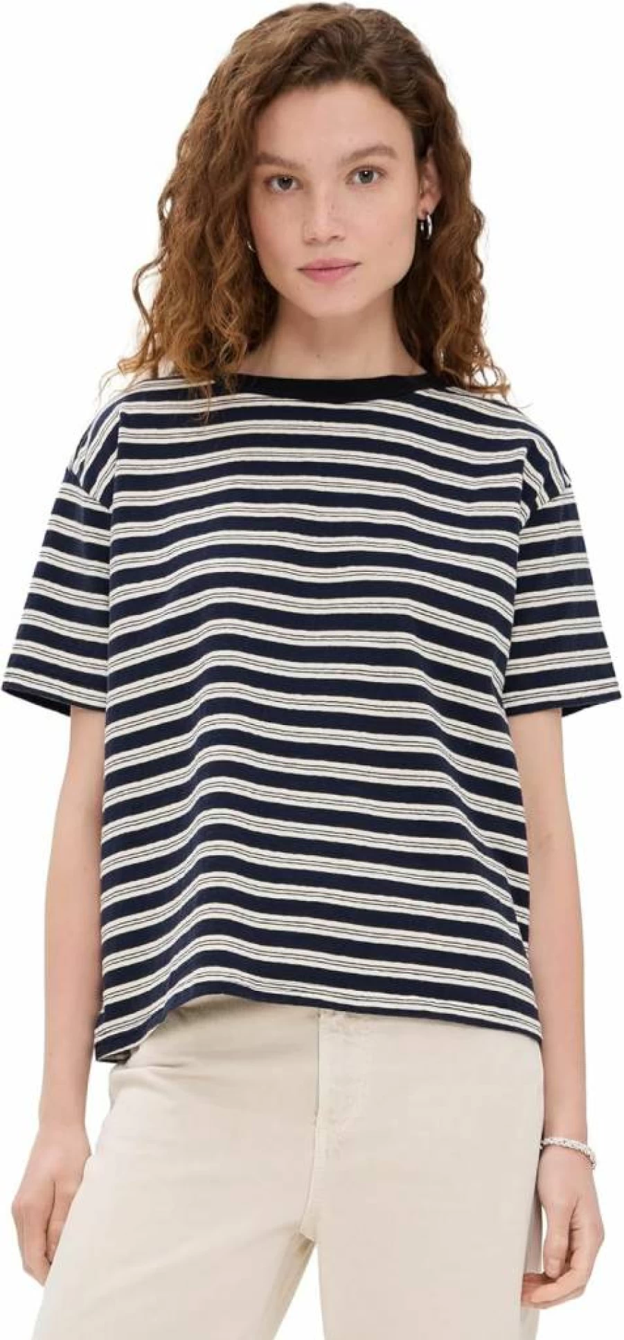 B SIDES Women's Atlas Tee - Stylish Casual Short Sleeve T-Shirt for Women