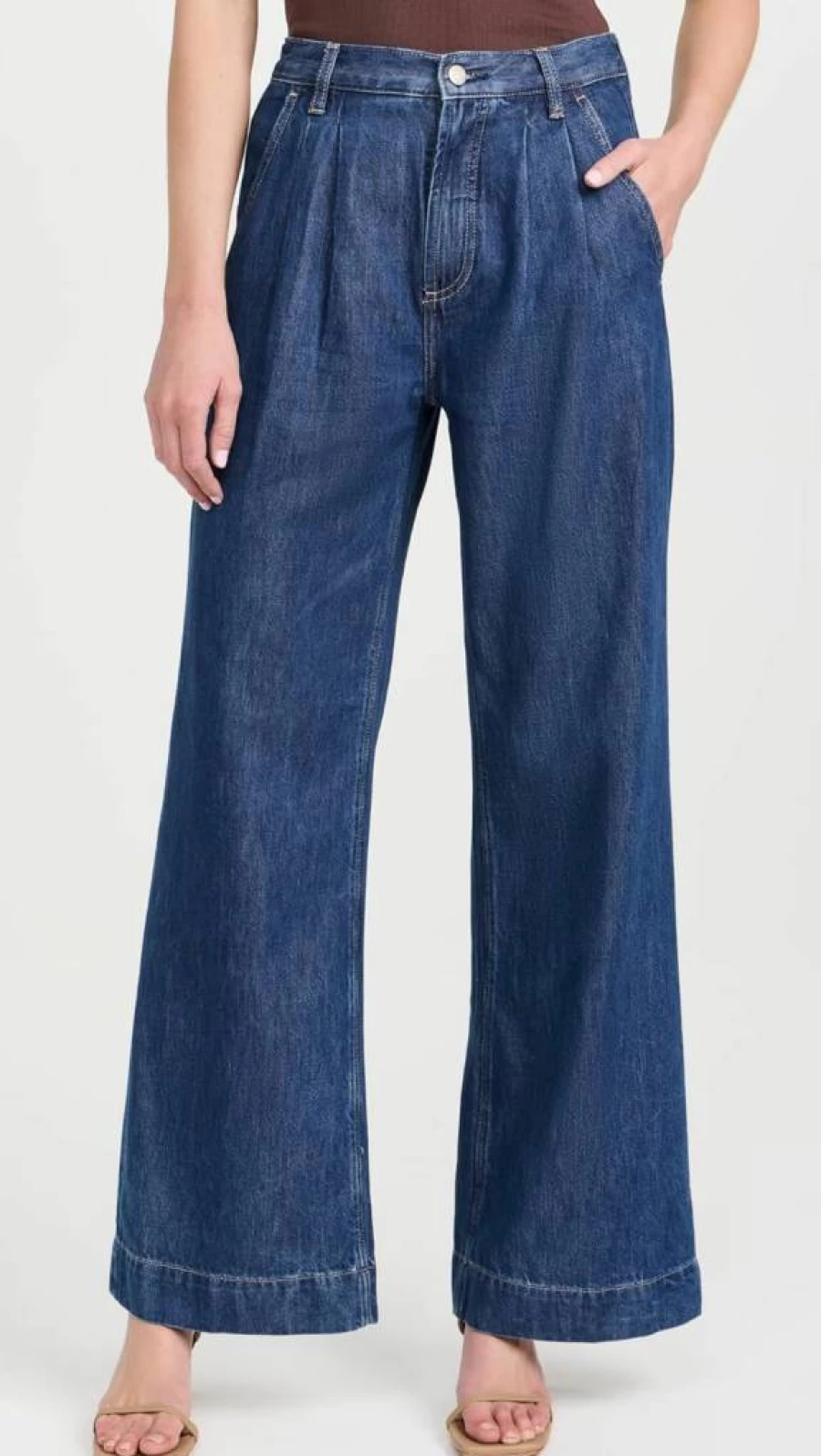 Pistola Denim Women's Victoria High-Rise Slim Fit Jeans - Classic Blue Denim Pants