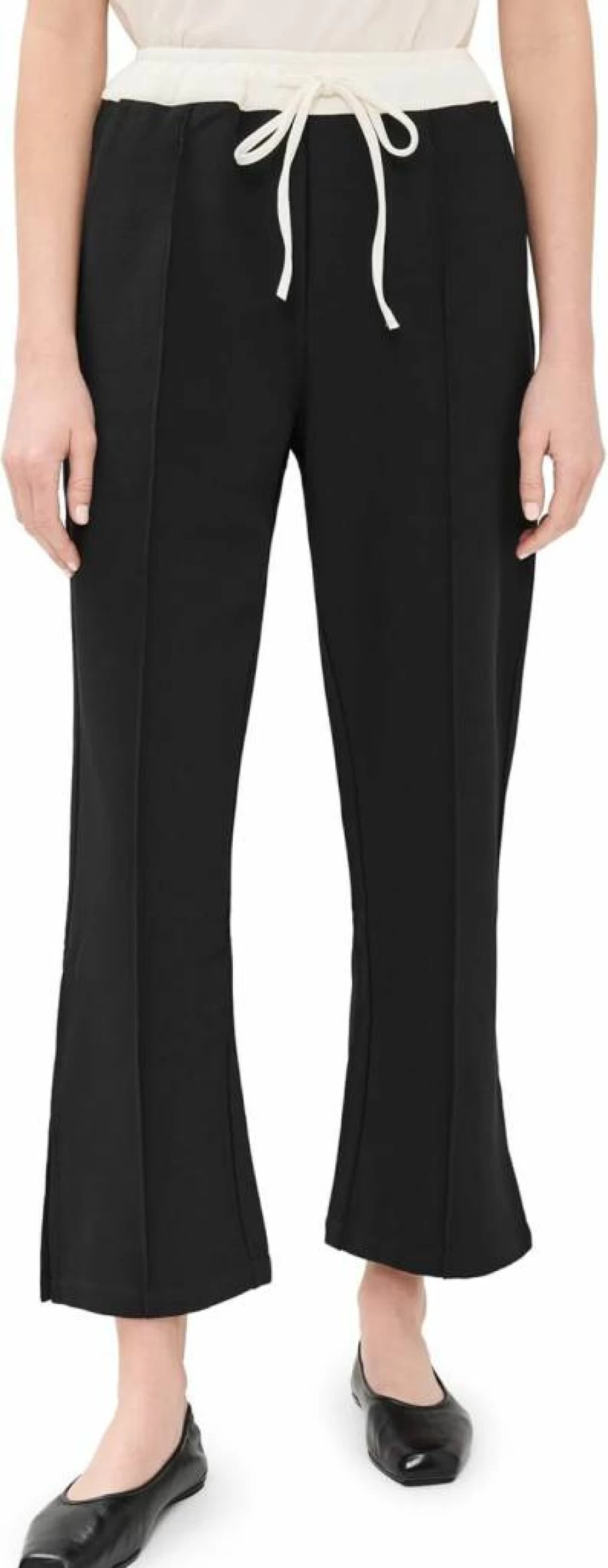Little Lies Women's Frankie Pants - High-Waisted Comfort Fit Casual Trousers
