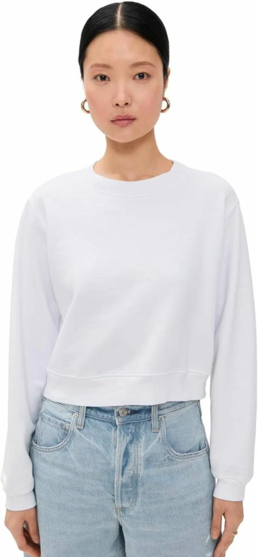 Cotton Citizen Women's Milan Cropped Sweatshirt - Stylish Casual Pullover for Women