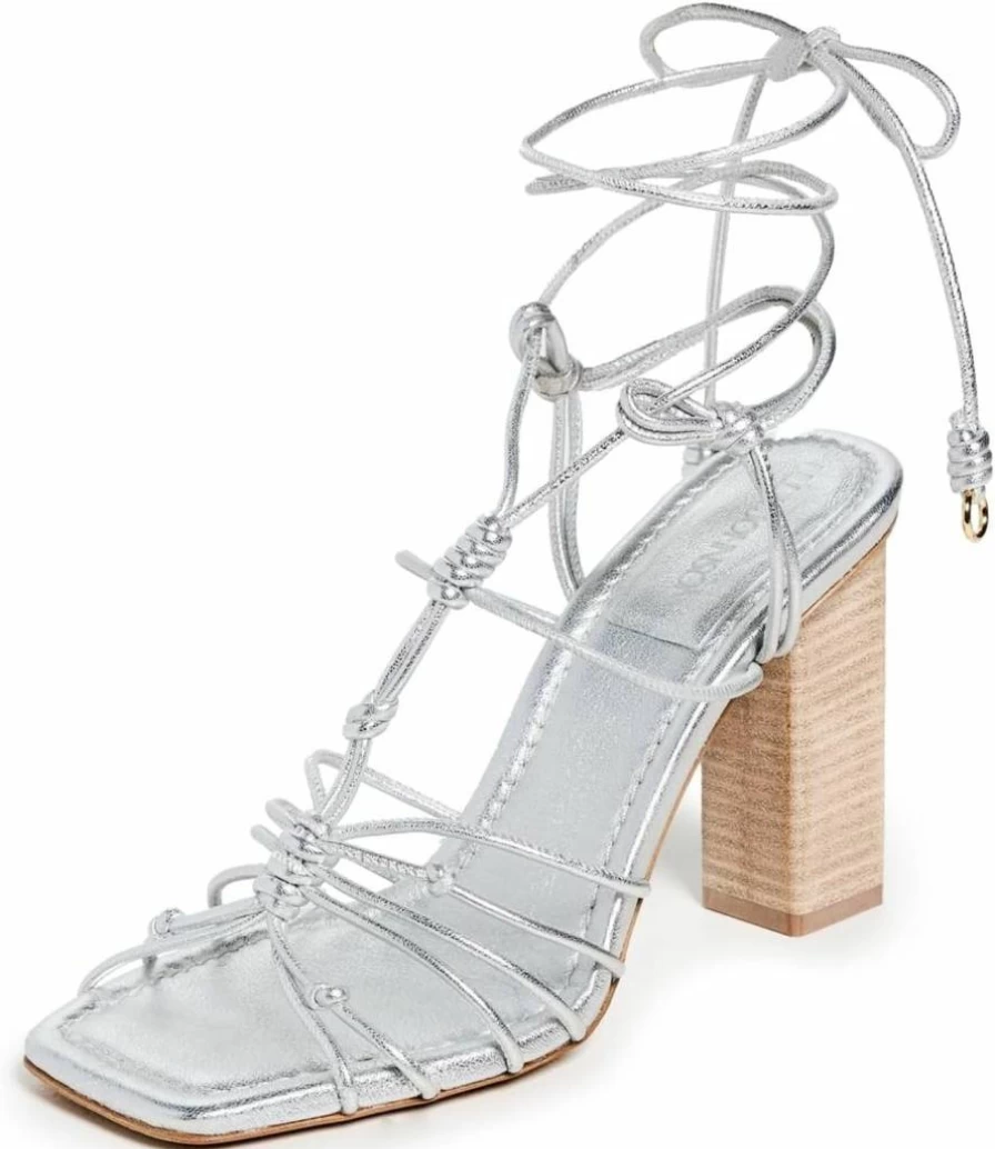 Ulla Johnson Women's Knotted High Heel Sandals – Stylish Designer Summer Shoes