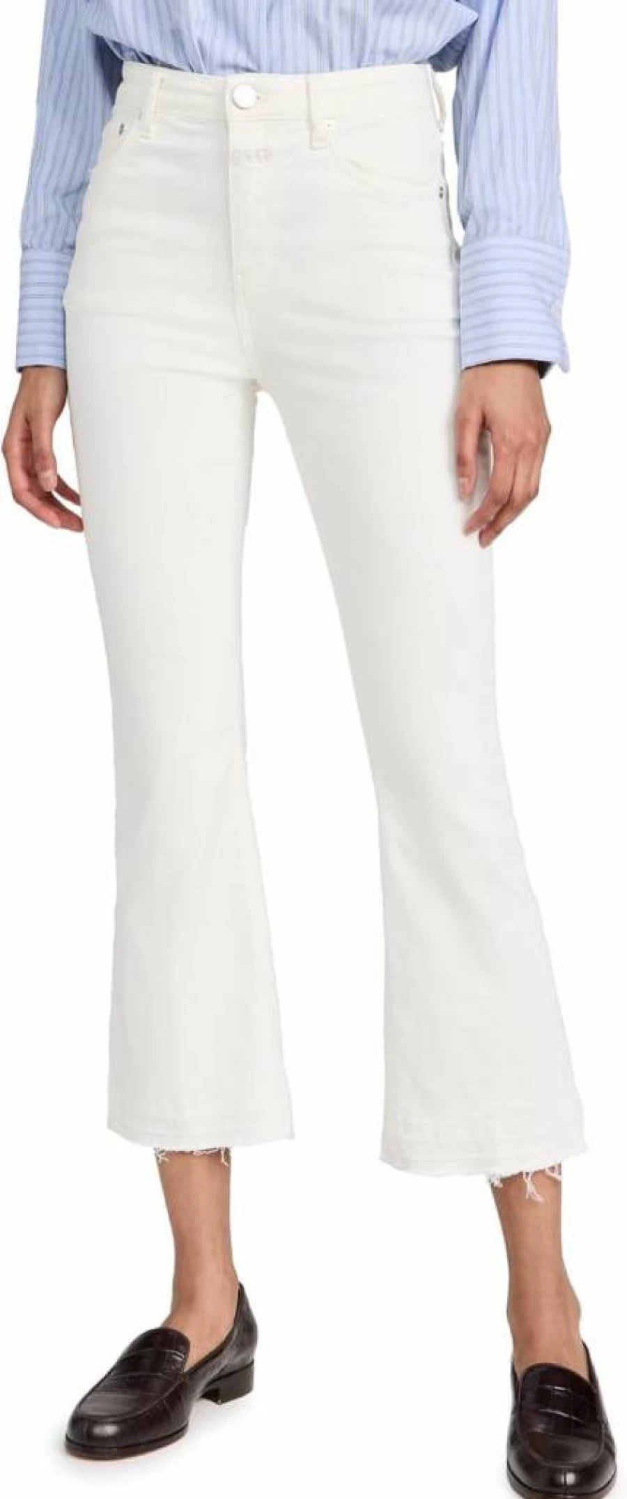 Closed Women's High-Waisted Slim Fit Jeans - Vintage Sun Washed Denim